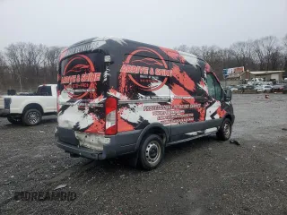 2017 Ford Transit z VIN 1FTYR1CMXHKB34060, wystawiony jako Copart lot #47865035 z przebiegiem 105 948 mil mil oraz Szkoda całkowita • Salvage title. Historia ofert i sprzedaży dostępna na DreamBid. Obrazek 3.
