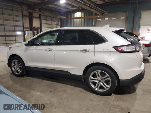 2015 Ford Edge Titanium z VIN 2FMTK3K91FBB08263, wystawiony jako Copart lot #55448405 z przebiegiem 135 788 mil mil oraz Szkoda całkowita • Salvage title. Historia ofert i sprzedaży dostępna na DreamBid. Obrazek 2.