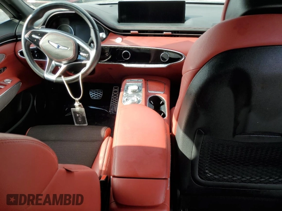2022 Genesis GV70 2.5T with VIN KMUMADTB5NU034130, listed as a Copart auction lot 85629084 with 32,651 mi miles and Salvage Title. Bid and sale history available at DreamBid. Image 8.