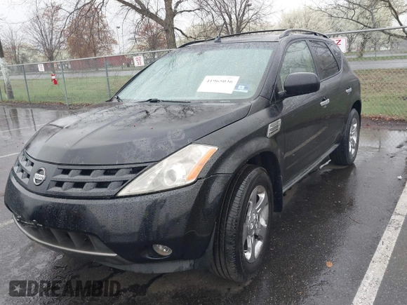2004 Nissan Murano SL with VIN JN8AZ08TX4W228085, listed as a IAAI auction lot 41965036 with 180,547 mi miles and . Bid and sale history available at DreamBid. Image 17.
