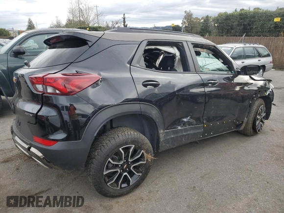 2022 Chevrolet TrailBlazer ACTIV with VIN KL79MVSL3NB043613, listed as a Copart auction lot 43997045 with 20,418 mi miles and Salvage Title. Bid and sale history available at carsss.com. Image 3.