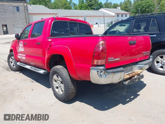 2005 Toyota Tacoma PreRunner z VIN 5TEJU62NX5Z106483, wystawiony jako IAAI lot #42343870 z przebiegiem 208 575 mil mil oraz . Historia ofert i sprzedaży dostępna na DreamBid. Obrazek 3.