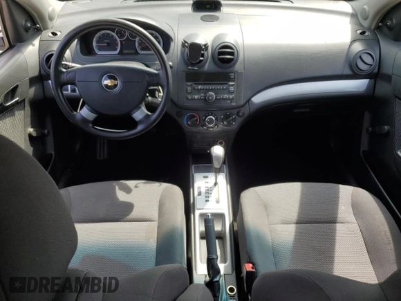 2010 Chevrolet Aveo 1LT with VIN KL1TD5DE7AB127992, listed as a Copart auction lot 62000895 with 66,769 mi miles and Salvage title. Bid and sale history available at DreamBid. Image 8.
