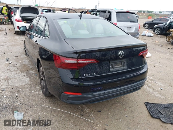 2024 Volkswagen Jetta S with VIN 3VW5M7BU7RM014472, listed as a IAAI auction lot 42298074 with 12,662 mi miles and . Bid and sale history available at DreamBid. Image 3.