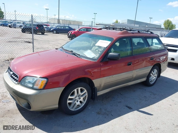 2003 Subaru Legacy Wagon Outback with VIN 4S3BH675737651773, listed as a IAAI auction lot 42095141 with 1 mi miles. Bid and sale history available at carsss.com. Image 2.