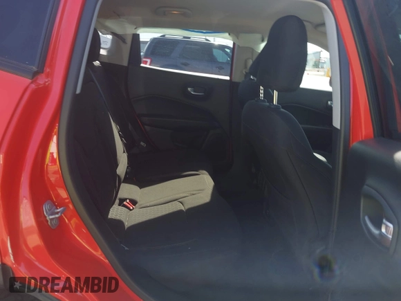2017 Jeep Compass Sport with VIN 3C4NJDAB1HT628125, listed as a IAAI auction lot 42218375 with 52,415 mi miles and . Bid and sale history available at DreamBid. Image 8.