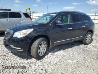 2017 Buick Enclave Leather with VIN 5GAKVBKD4HJ315218, listed as a Copart auction lot 53353915 with 132,781 mi miles and Salvage Title. Bid and sale history available at carsss.com. Image 1.