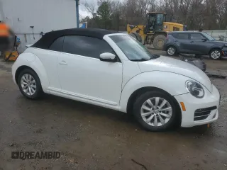 2018 Volkswagen Beetle S with VIN 3VW5DAAT2JM505073, listed as a Copart auction lot 43575655 with 100,854 mi miles and Salvage title. Bid and sale history available at DreamBid. Image 4.