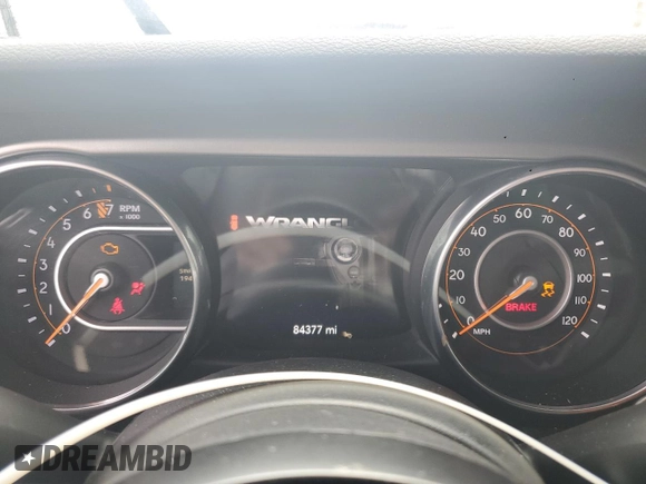 2018 Jeep Wrangler Unlimited Sport с VIN 1C4HJXDG2JW203017, выставлен на аукционе Copart как лот 51580585 с пробегом 84 377 миль миль и Списание • Salvage title. История ставок и продаж доступна на DreamBid. Изображение 9.