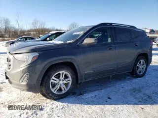 2019 GMC Terrain SLE with VIN 3GKALMEV8KL324816, listed as a Copart auction lot 87807285 with 56,487 mi miles and Salvage Title. Bid and sale history available at carsss.com. Image 1.