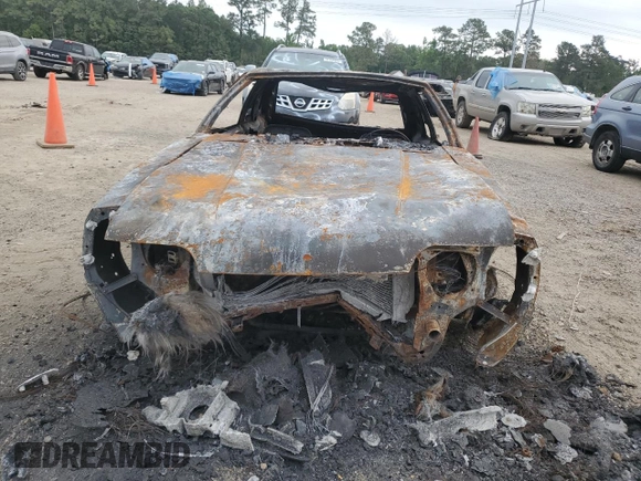 1987 Ford Mustang with VIN 1FABP41A5HF135072, listed as a Copart auction lot 57586605 with Not provided miles and Salvage title. Bid and sale history available at DreamBid. Image 5.