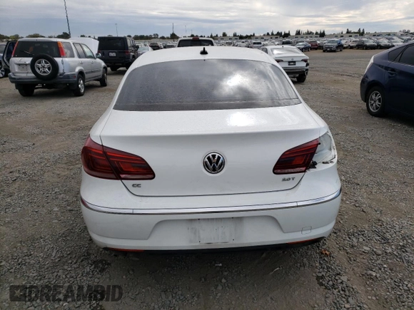 2015 Volkswagen CC R-Line with VIN WVWBP7AN9FE816661, listed as a Copart auction lot 76229534 with 91,489 mi miles and Salvage Title. Bid and sale history available at carsss.com. Image 6.