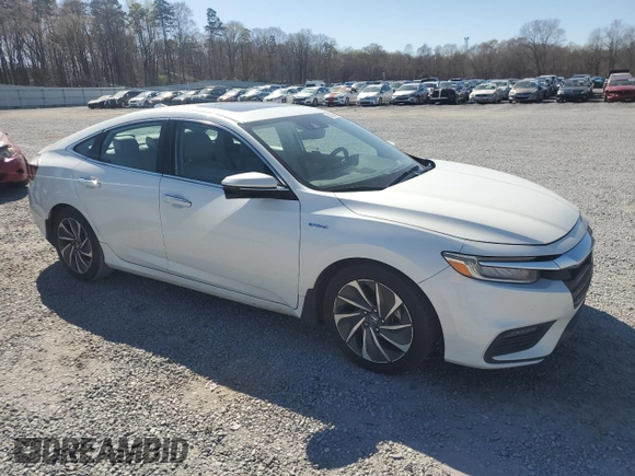 2020 Honda Insight Touring with VIN 19XZE4F96LE002563, listed as a Copart auction lot 50159465 with 171,018 mi miles and Salvage Title. Bid and sale history available at carsss.com. Image 4.