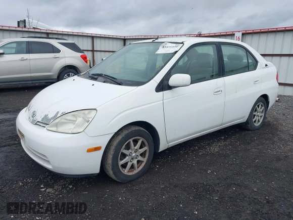 2002 Toyota Prius with VIN JT2BK18U220055948, listed as a IAAI auction lot 41896050 with 249,385 mi miles. Bid and sale history available at carsss.com. Image 2.