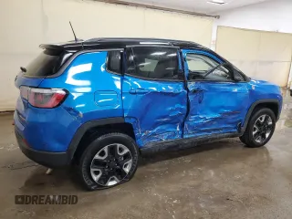 2018 Jeep Compass Trailhawk z VIN 3C4NJDDBXJT342632, wystawiony jako Copart lot #57302595 z przebiegiem 84 160 mil mil oraz Czysty tytuł • Clean title. Historia ofert i sprzedaży dostępna na DreamBid. Obrazek 3.