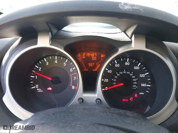 2012 Nissan Juke SL with VIN JN8AF5MR4CT104202, listed as a IAAI auction lot 41767057 with 219,487 mi miles. Bid and sale history available at carsss.com. Image 7.