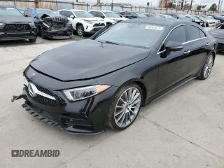 2019 Mercedes-Benz CLS with VIN WDD2J5JB0KA027835, listed as a Copart auction lot 49261875 with 93,273 mi miles and Salvage Title. Bid and sale history available at carsss.com. Image 1.