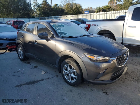 2019 Mazda CX-3 Sport with VIN JM1DKDB75K1419679, listed as a Copart auction lot 82575574 with 71,187 mi miles and Salvage Title. Bid and sale history available at carsss.com. Image 4.