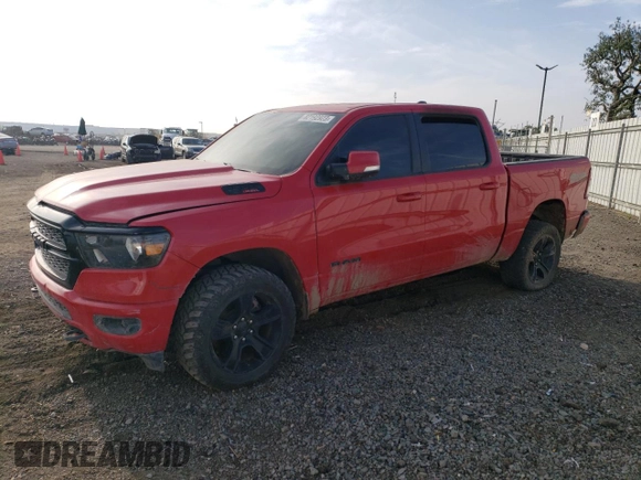 2020 Ram 1500 Big Horn with VIN 1C6SRFFM5LN180375, listed as a Copart auction lot 82192923 with 0 mi miles. Bid and sale history available at carsss.com. Image 1.