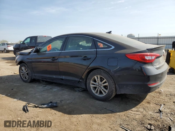 2015 Hyundai Sonata SE with VIN 5NPE24AF0FH079594, listed as a Copart auction lot 86832224 with Not Provided miles and Non Repairable. Bid and sale history available at DreamBid. Image 2.