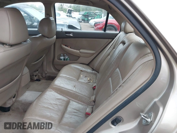2003 Honda Accord EX z VIN 1HGCM665X3A075800, wystawiony jako IAAI lot #42231769 z przebiegiem 180 000 mil mil oraz . Historia ofert i sprzedaży dostępna na DreamBid. Obrazek 8.