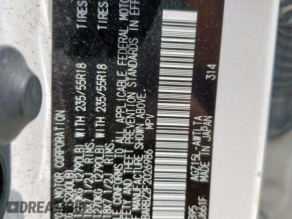 2015 Lexus NX 200t z VIN JTJBARBZ2F2026986, wystawiony jako Copart lot #58247245 z przebiegiem 94 353 mil mil oraz Szkoda całkowita • Salvage title. Historia ofert i sprzedaży dostępna na DreamBid. Obrazek 13.