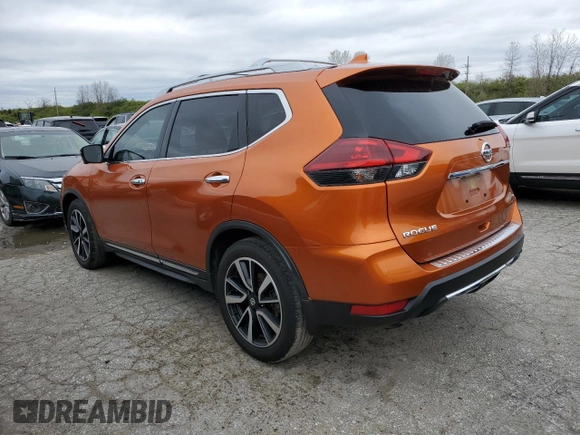 2018 Nissan Rogue S with VIN JN8AT2MT1JW466602, listed as a Copart auction lot 48298244 with 44,467 mi miles and Salvage Title. Bid and sale history available at carsss.com. Image 2.
