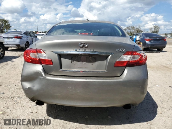2011 Infiniti M37 with VIN JN1BY1AR9BM370205, listed as a Copart auction lot 73017334 with 166,301 mi miles and Salvage Title. Bid and sale history available at carsss.com. Image 6.