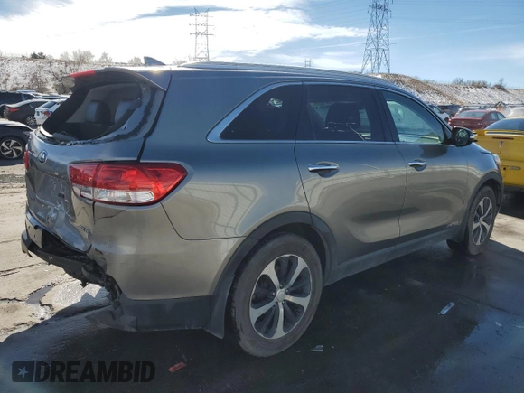 2016 Kia Sorento EX with VIN 5XYPHDA52GG161379, listed as a Copart auction lot 45419285 with 145,537 mi miles and Salvage Title. Bid and sale history available at carsss.com. Image 3.