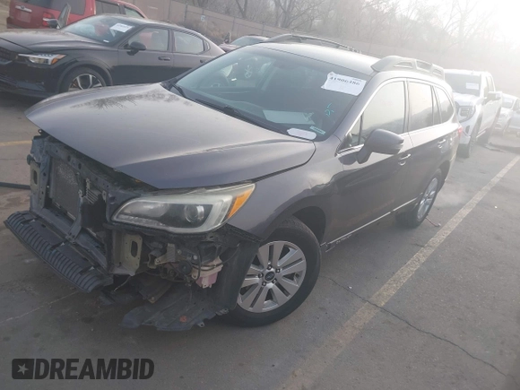 2015 Subaru Outback Premium with VIN 4S4BSBFC3F3282069, listed as a IAAI auction lot 41906486 with 170,385 mi miles and . Bid and sale history available at DreamBid. Image 2.