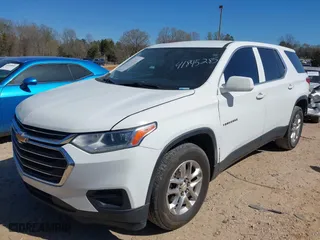 2019 Chevrolet Traverse LS with VIN 1GNERFKWXKJ286587, listed as a IAAI auction lot 41845285 with 283,381 mi miles. Bid and sale history available at carsss.com. Image 19.