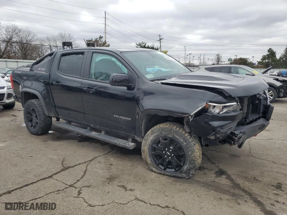 2022 Chevrolet Colorado 4WD ZR2 with VIN 1GCGTEEN7N1116854, listed as a Copart auction lot 47842595 with 56,967 mi miles and Salvage Title. Bid and sale history available at carsss.com. Image 4.