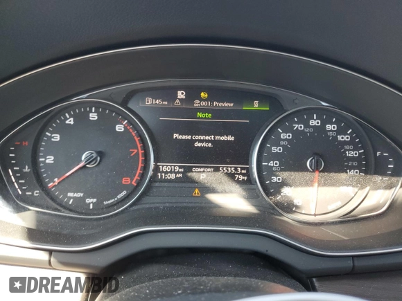 2022 Audi Q5 S line Premium with VIN WA1GAAFY5N2101636, listed as a Copart auction lot 68905304 with 16,019 mi miles and Salvage Title. Bid and sale history available at carsss.com. Image 9.