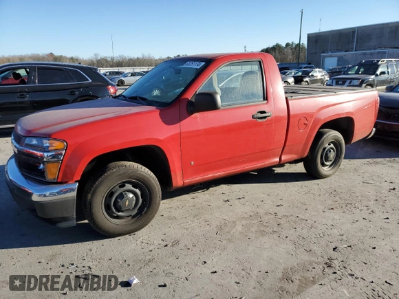 2006 Chevrolet Colorado Work Truck z VIN 1GCCS148X68229695, wystawiony jako Copart lot #83251174 z przebiegiem 80 326 mil mil oraz Czysty tytuł • Clean title. Historia ofert i sprzedaży dostępna na DreamBid. Obrazek 1.