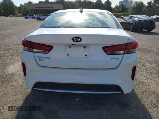 2017 Kia Optima with VIN KNAGT4LE7H5010668, listed as a Copart auction lot 55156335 with 114,747 mi miles and Salvage title. Bid and sale history available at DreamBid. Image 6.