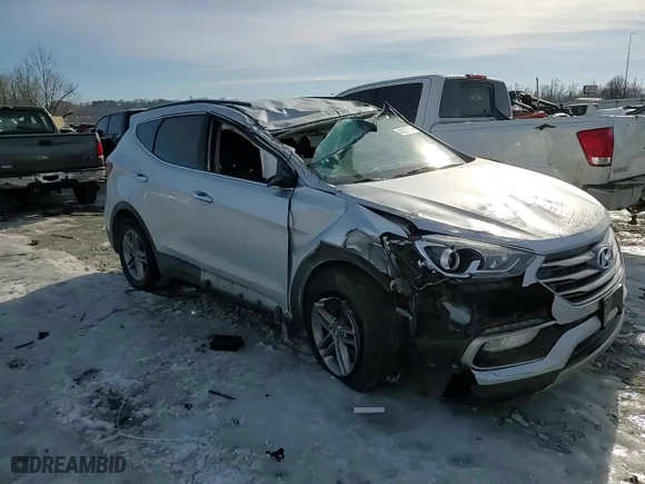 2017 Hyundai Santa Fe Sport 2.4L with VIN 5XYZUDLB5HG494507, listed as a Copart auction lot 42121585 with 106,190 mi miles and Salvage Title. Bid and sale history available at carsss.com. Image 12.