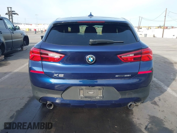 2020 BMW X2 sDrive28i with VIN WBXYH9C02L5P01502, listed as a IAAI auction lot 41397416 with 82,660 mi miles. Bid and sale history available at carsss.com. Image 16.