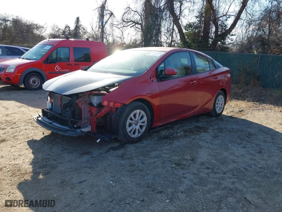 2020 Toyota Prius L Eco with VIN JTDKARFU3L3122388, listed as a IAAI auction lot 41649358 with 30,945 mi miles. Bid and sale history available at carsss.com. Image 20.