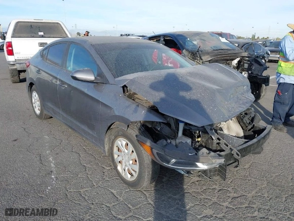 2018 Hyundai Elantra SE with VIN 5NPD74LF2JH382850, listed as a IAAI auction lot 41392884 with 49,154 mi miles. Bid and sale history available at carsss.com. Image 1.