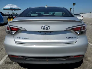 2016 Hyundai Sonata Hybrid SE with VIN KMHE24L11GA009480, listed as a Copart auction lot 54905615 with 71,245 mi miles and Salvage Title. Bid and sale history available at carsss.com. Image 6.