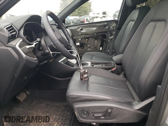 2022 Audi Q3 S line Premium with VIN WA1DECF39N1141117, listed as a Copart auction lot 46456245 with 30,705 mi miles and Salvage Title. Bid and sale history available at carsss.com. Image 7.