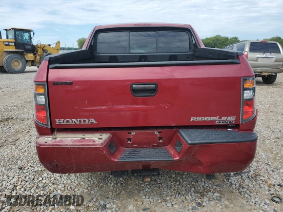 2006 Honda Ridgeline RT with VIN 2HJYK16216H550450, listed as a Copart auction lot 69658714 with 49,183 mi miles and Salvage Title. Bid and sale history available at carsss.com. Image 6.
