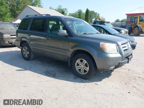 2007 Honda Pilot EX-L z VIN 2HKYF18677H504266, wystawiony jako IAAI lot #42467499 z przebiegiem 214 717 mil mil oraz . Historia ofert i sprzedaży dostępna na DreamBid. Obrazek 1.