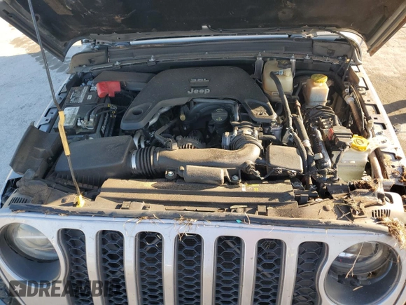 2020 Jeep Gladiator Rubicon with VIN 1C6JJTBG7LL112446, listed as a Copart auction lot 53548815 with 73,374 mi miles and Non Repairable. Bid and sale history available at DreamBid. Image 11.