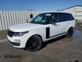 2020 Land Rover Range Rover P525 HSE with VIN SALGS2SE8LA579131, listed as a Copart auction lot 52798005 with 64,066 mi miles and Salvage title. Bid and sale history available at DreamBid. Image 1.