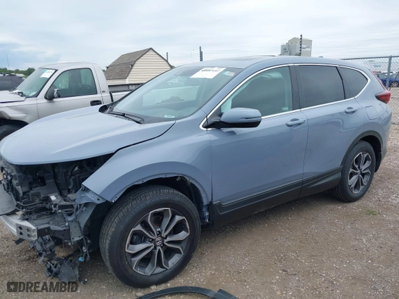 2022 Honda CR-V EX with VIN 7FARW2H55NE027998, listed as a IAAI auction lot 40089442 with 29,880 mi miles. Bid and sale history available at carsss.com. Image 15.