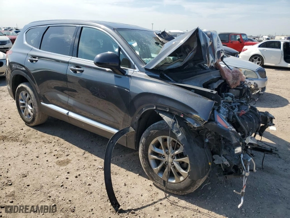 2020 Hyundai Santa Fe SEL with VIN 5NMS33ADXLH197489, listed as a Copart auction lot 47053725 with 0 mi miles and Non Repairable. Bid and sale history available at carsss.com. Image 4.
