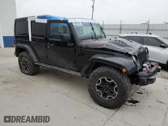 2016 Jeep Wrangler Unlimited Rubicon Hard Rock with VIN 1C4HJWFG5GL197439, listed as a Copart auction lot 42861525 with 74,082 mi miles and Salvage Title. Bid and sale history available at carsss.com. Image 4.
