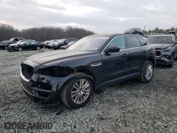 2020 Jaguar F-Pace 30t Prestige with VIN SADCK2GX3LA637618, listed as a Copart auction lot 80719103 with 63,416 mi miles and Salvage Title. Bid and sale history available at DreamBid. Image 1.
