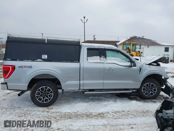 2021 Ford F-150 XL with VIN 1FTFX1E54MFC43510, listed as a IAAI auction lot 41251459 with 15,391 mi miles and . Bid and sale history available at DreamBid. Image 13.